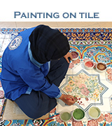 Painting on tiles